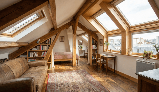 Apartament la mansardă